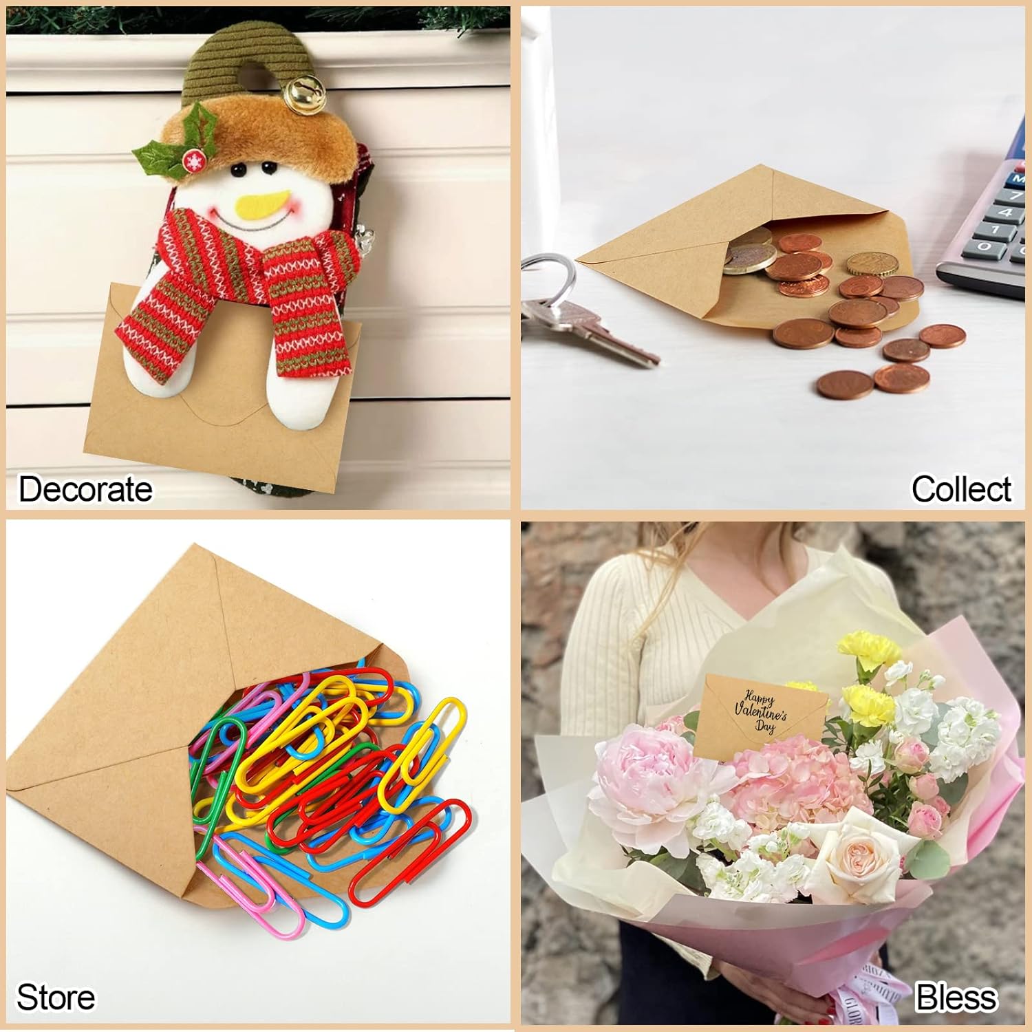 150 Pack Gift Card Envelopes, 4