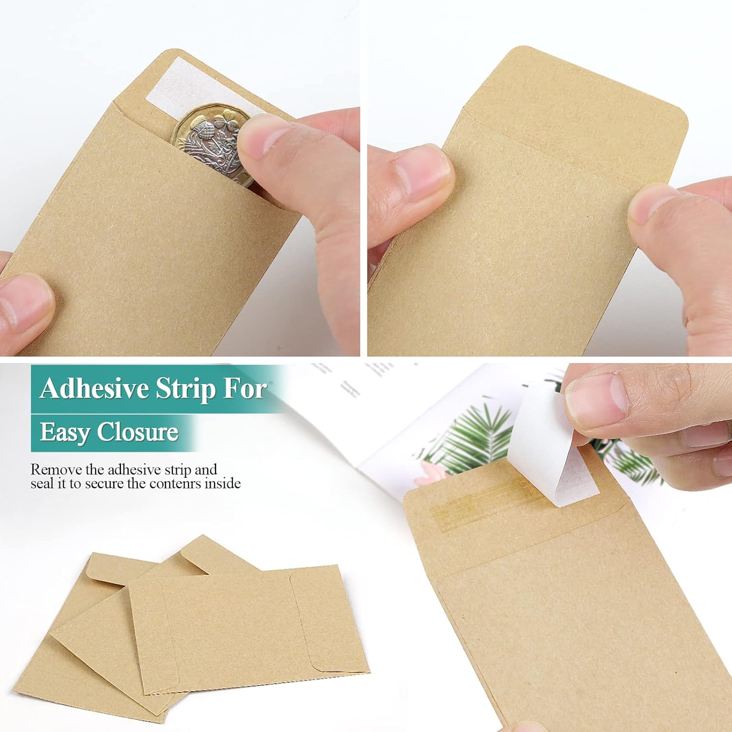 180 Pack Coin Envelopes 2.35