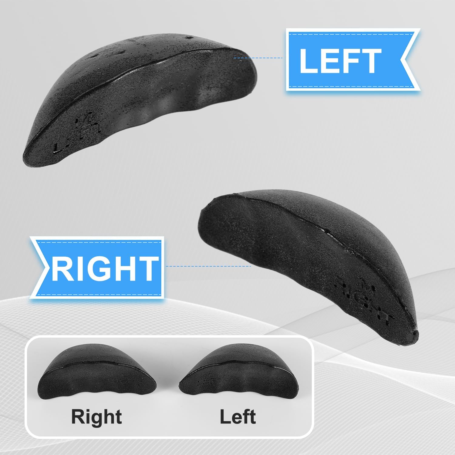 Shoe Filler for Too Big Shoes, Toe Insert to Make Boot Fit Tighter Fillers Cushion Inserts Loose Boots Men and Women (Size S, 2.36x0.39 Inch) - - Image 3