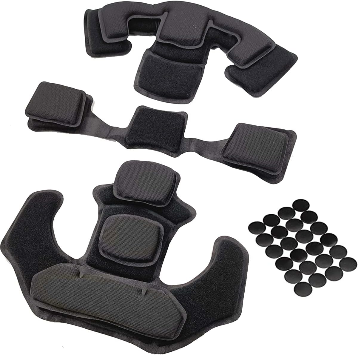 Helmet Padding Memory Foam Pad Protective Mat Kit for ACH MICH Team Wendy FMA EXF Black - - Image 1