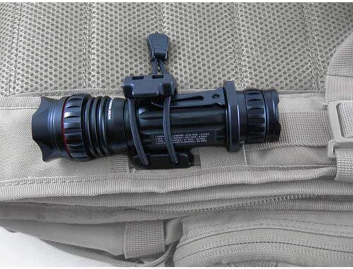 4 Pieces Tactical Gear Molle Clips Attachments Multifunction Hanging Buckle for Backpack Vest Black - - Image 3
