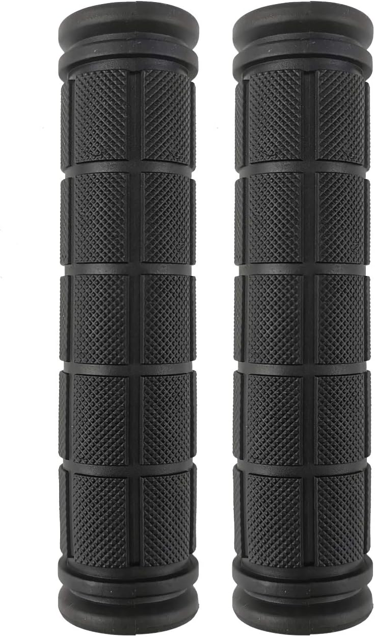 2 Pairs Bicycle Handle Bar Grips Mushroom for BMX/Road Mountain Bikes Black - Image 7