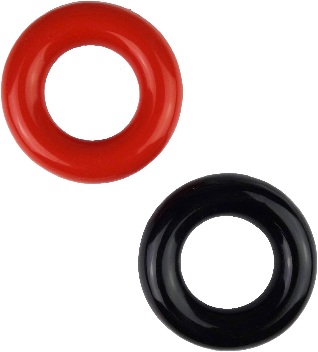 2 Pack Golf Club Swing Weight Rings Black and Red - Image 1