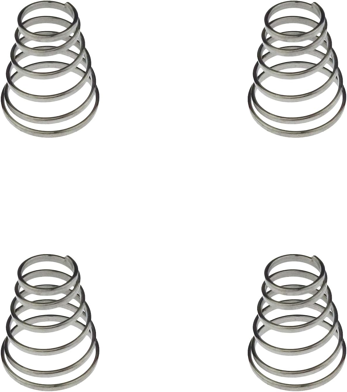 4 Pack 304 Stainless Steel Universal Quick Release Bike Wheel Skewer Springs - Image 1