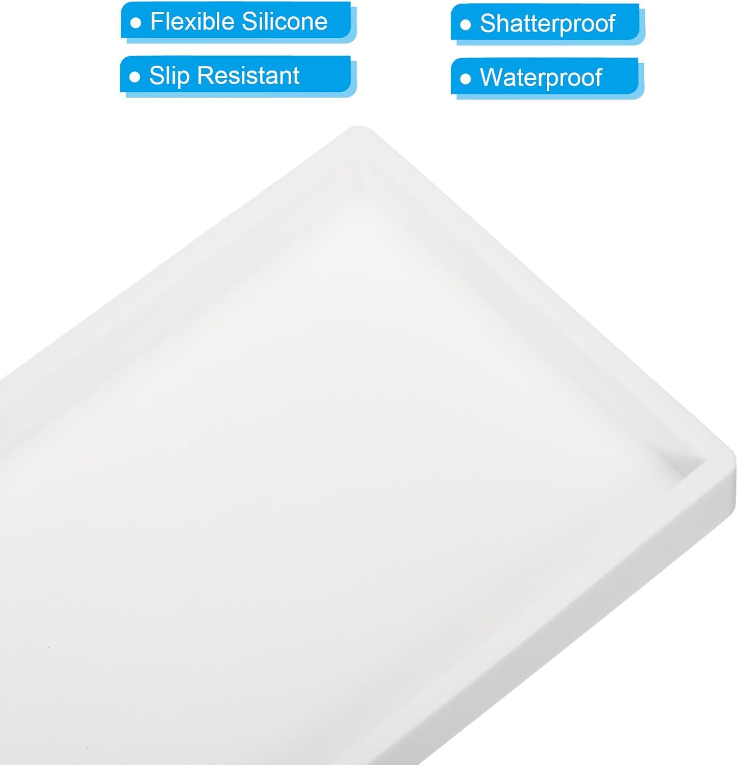 Silicone Bathroom Tray, 12