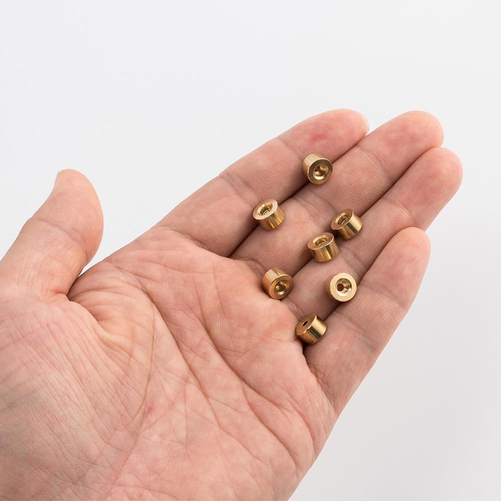 50 Pack Carolina Ticker Keeper Brass Weights Sinkers, Protects Knot & Make Noise, Teaxs Rig Tackle for Freshwater Bass Fishing - - Image 6