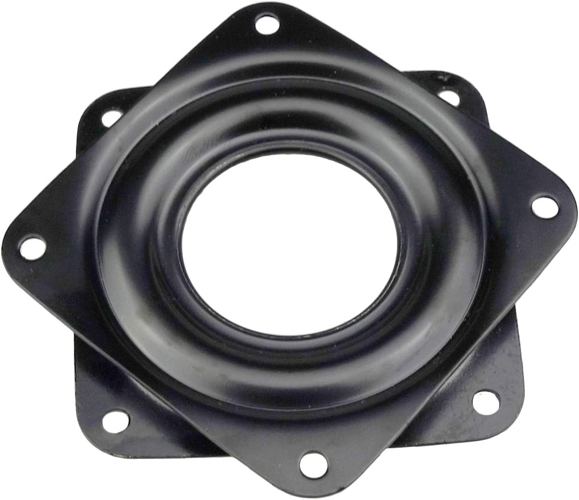 4 Pack 2.8 Inches Lazy Susan Turntable, 5/16 Inch Thick & 100 LB Capacity,Black - Image 7