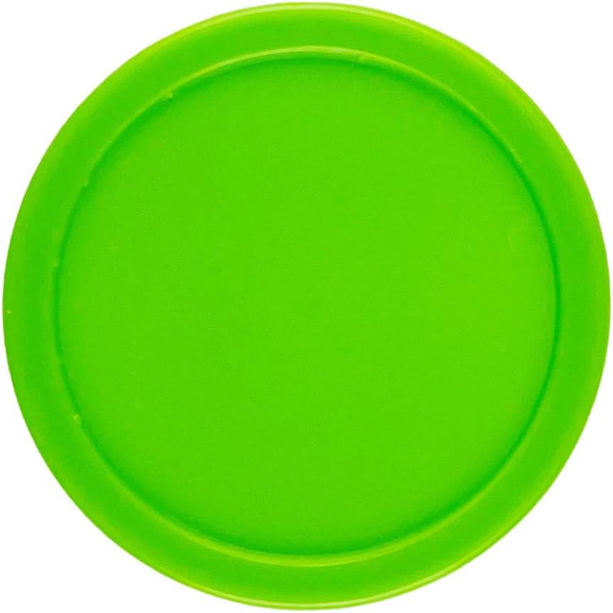 12 Pack 2.5 Inch Air Hockey Pucks for Small Size Table Green 64x4 mm - Image 5