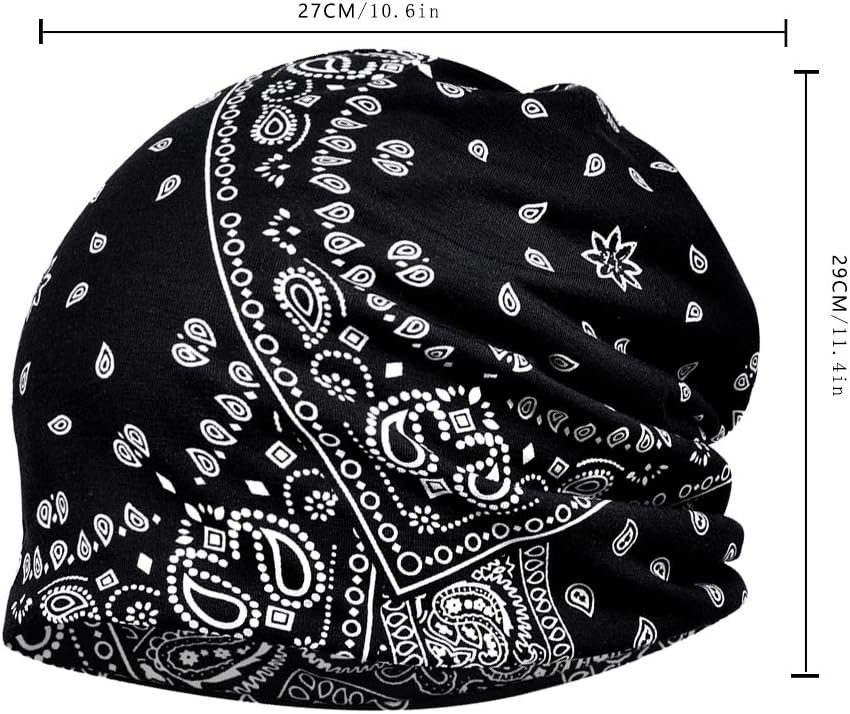 4 PCS Women Baggy Slouchy Beanie Chemo Hat Cap Snood Cancer Headwear Multicolor One Size - Image 2