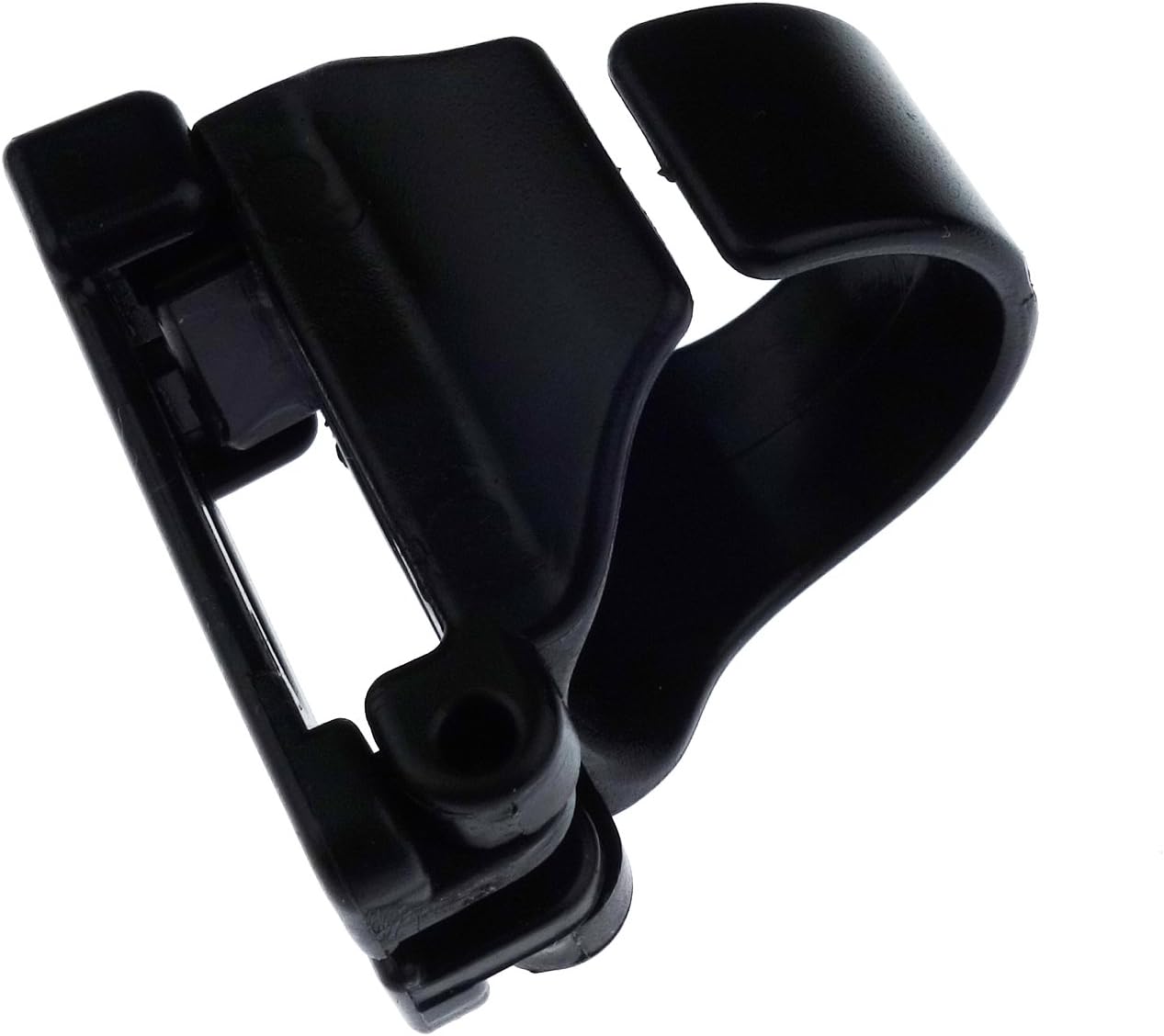 4 Pack Scuba Dive Universal Plastic Clip Snorkel Keeper Tube Holder, Black - Image 3