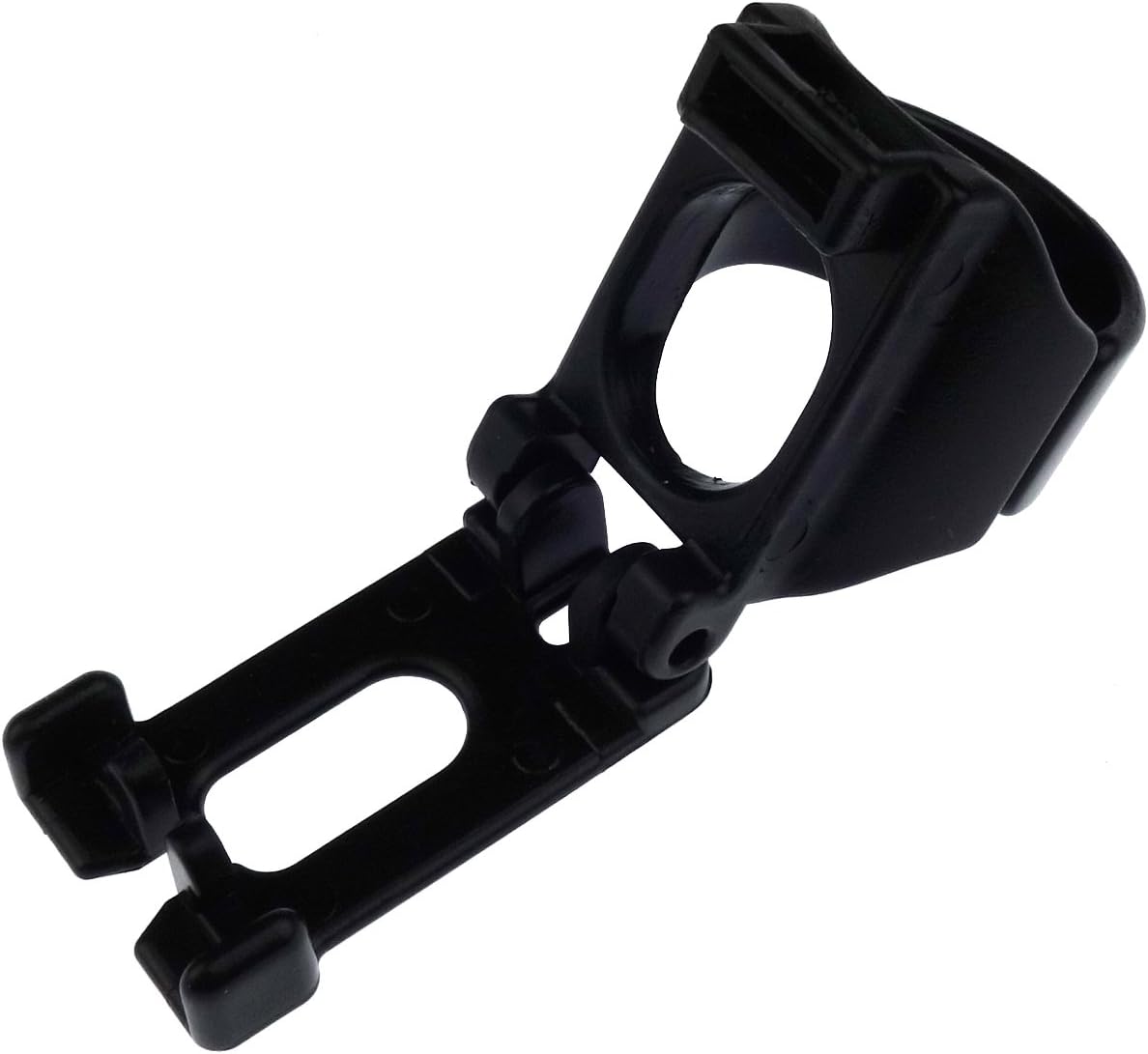 4 Pack Scuba Dive Universal Plastic Clip Snorkel Keeper Tube Holder, Black - Image 4