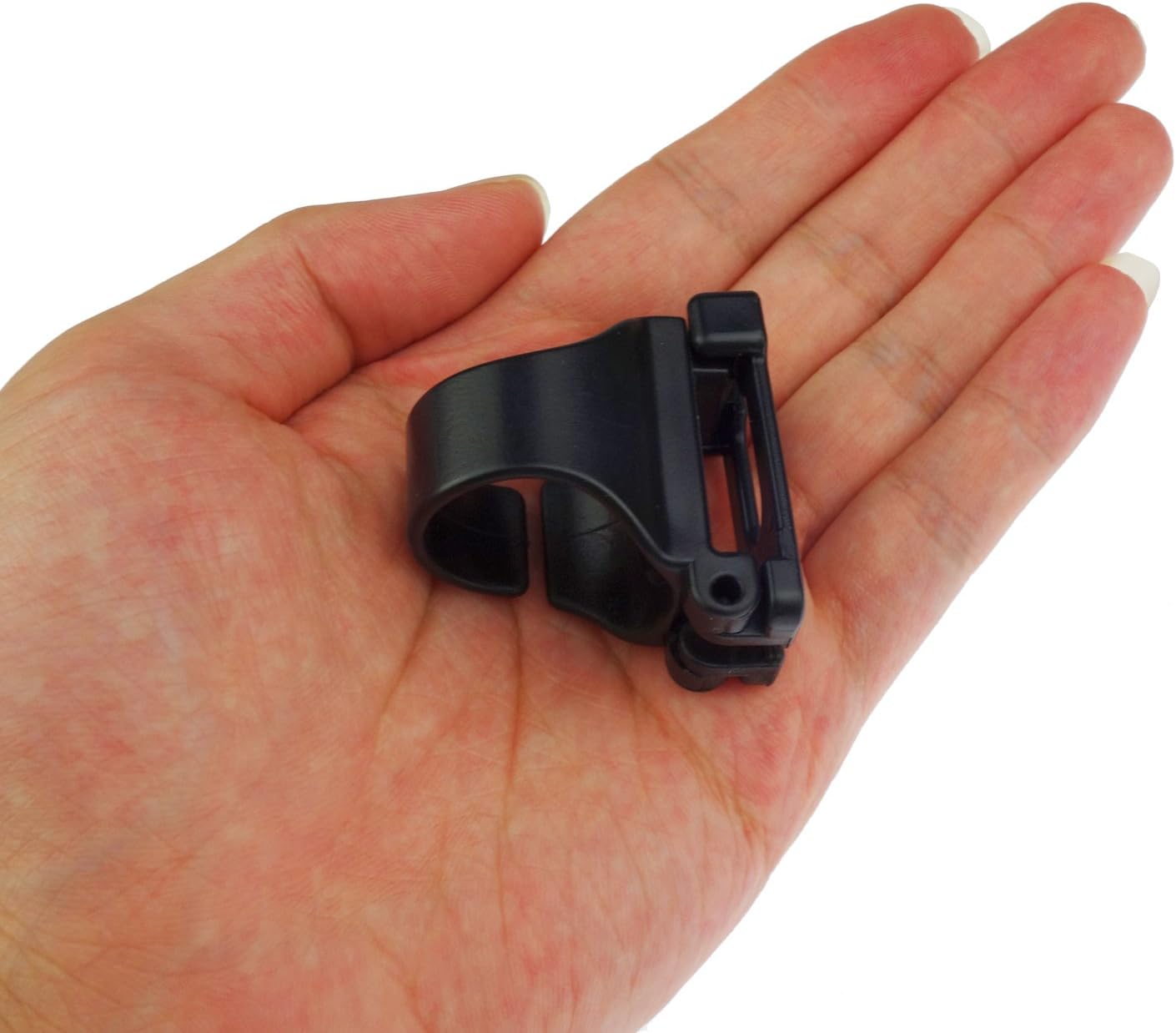 4 Pack Scuba Dive Universal Plastic Clip Snorkel Keeper Tube Holder, Black - Image 6