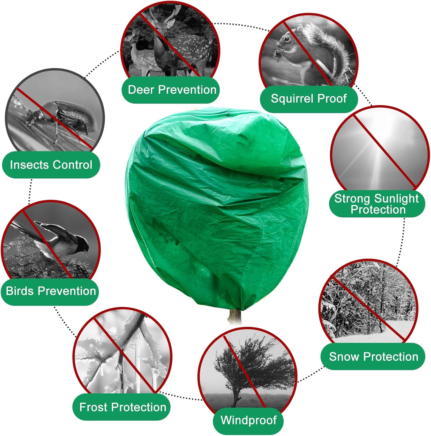 2pcs Huge Plant Covers Freeze Protection, 95