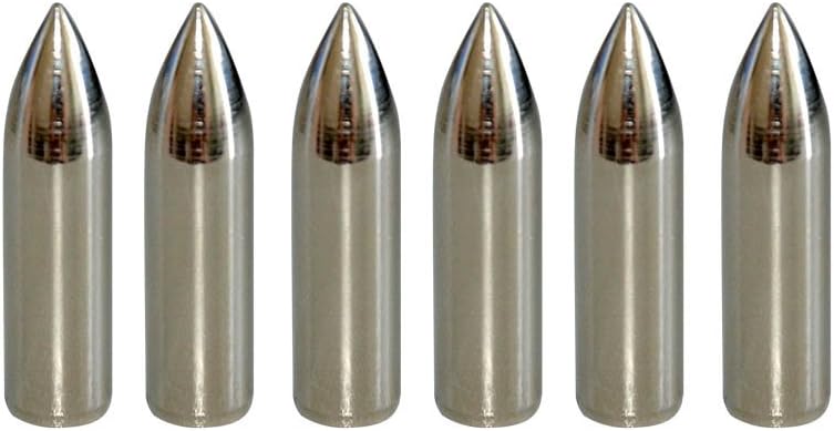 100 Grain Glue on Field Points Archery Replacement Practice Target Arrow Tips 12 Pack - - Image 3