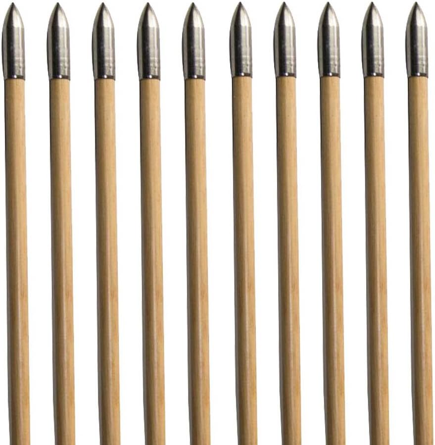 100 Grain Glue on Field Points Archery Replacement Practice Target Arrow Tips 12 Pack - - Image 5