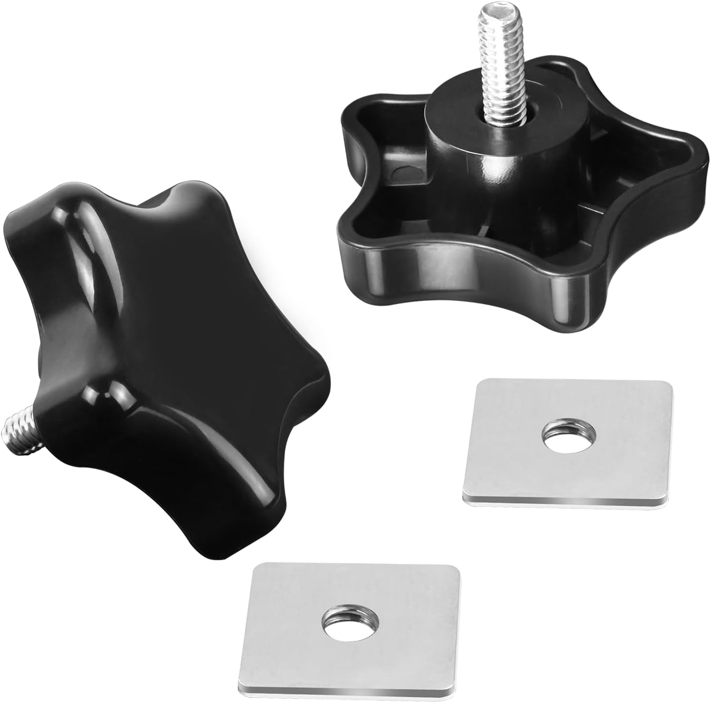901022 Black RV Awning Brace Knob or Rafter Locking Knobs with Clamp fit Camper/RV/Motorhome - - Image 1