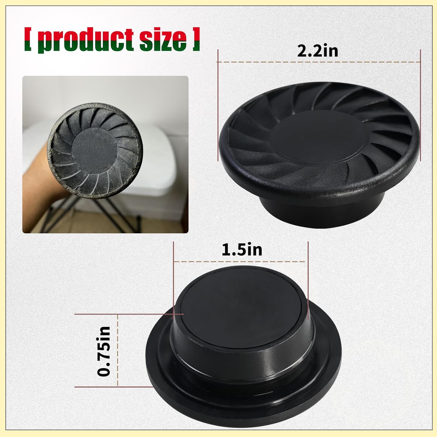 ABS Plastic Softball Bat End Cap Compatible with 2020+ Double-Barrel Fastpitch Bats, Fit for 2018 and 2019 Baseball Bats a Portion of the Inner Lip Lower Than Outer - - Image 2