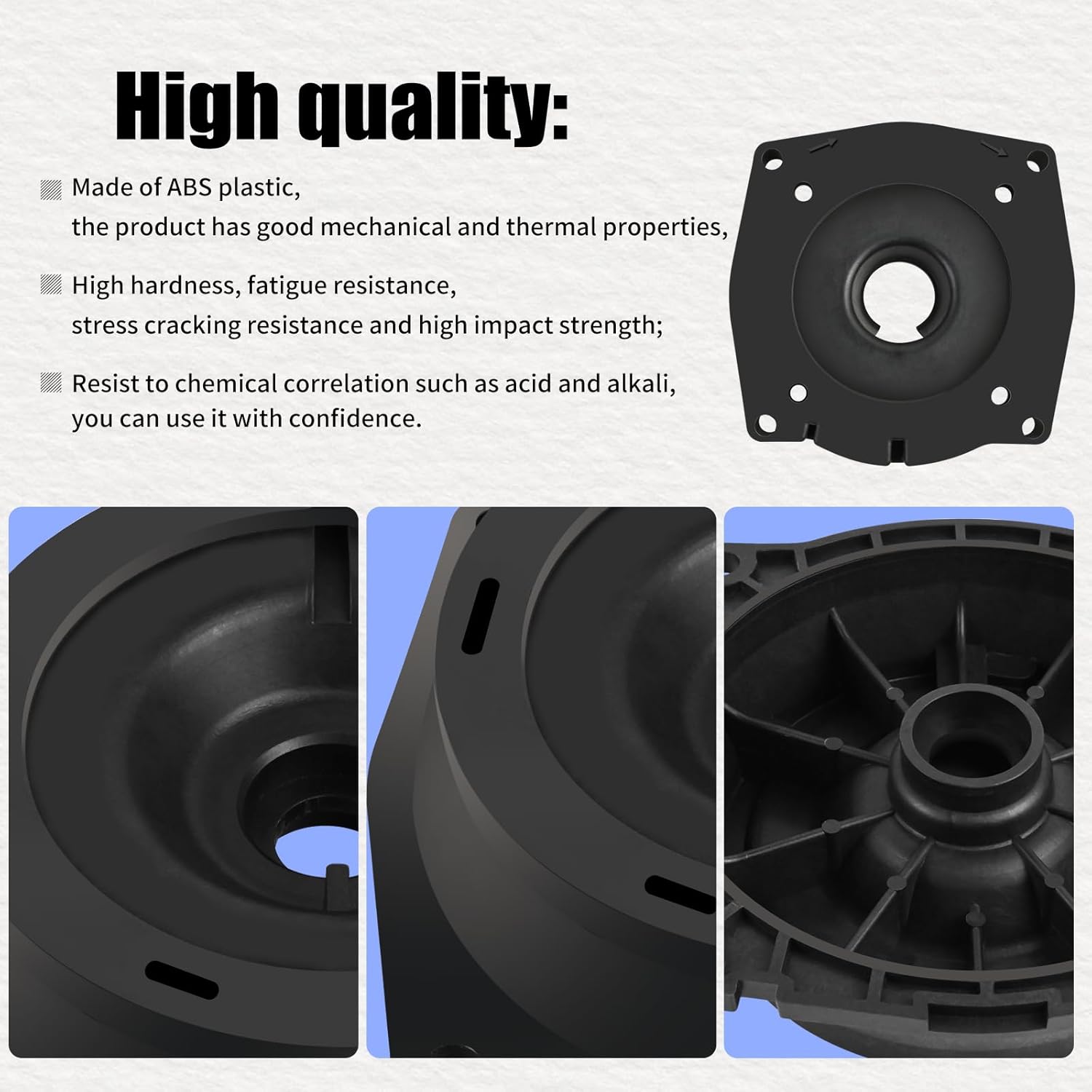 SPX2600E5 Seal Plate Compatible with Hayward Super Pump,Fits 1/3 to 1-1/2 and 2 HP Motor Ratings,Fit models SP-2600 & SP-2600X Series - - Image 5