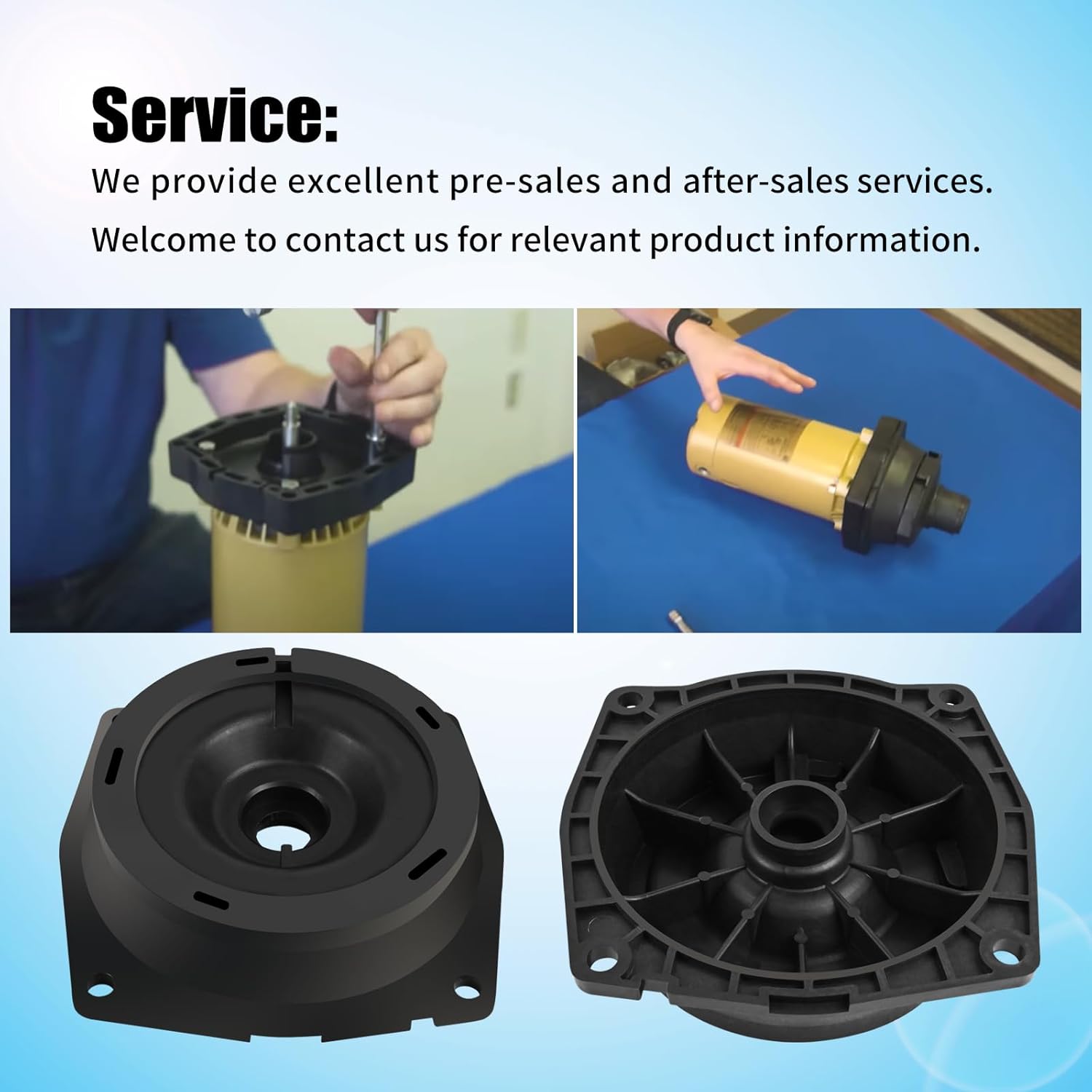 SPX2600E5 Seal Plate Compatible with Hayward Super Pump,Fits 1/3 to 1-1/2 and 2 HP Motor Ratings,Fit models SP-2600 & SP-2600X Series - - Image 7