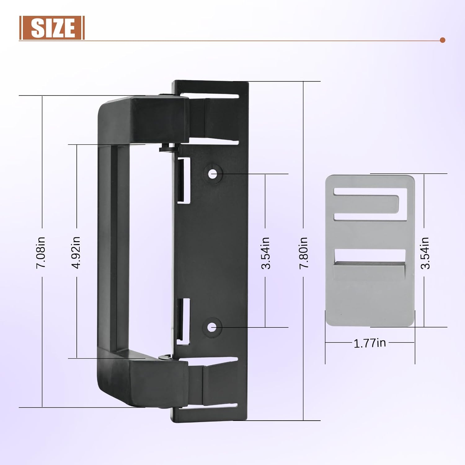 3316882900 RV Refrigerator Door Handle Replacement,Fridge Compatible with Dometic Camper Refrigerator,Fit for DM2872 DM2672 DM2682 DM2882 - - Image 4