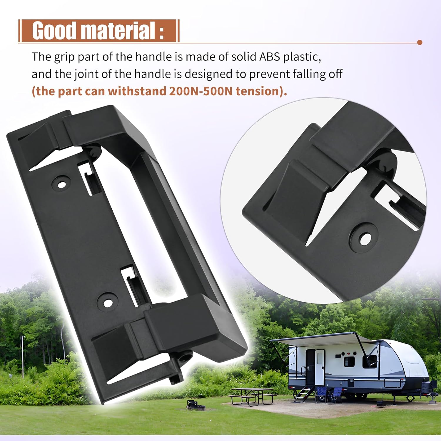 3316882900 RV Refrigerator Door Handle Replacement,Fridge Compatible with Dometic Camper Refrigerator,Fit for DM2872 DM2672 DM2682 DM2882 - - Image 5