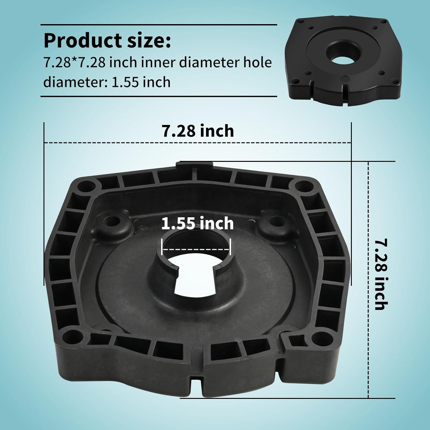 SPX1600F5 Motor Mounting Plate Compatible with Hayward Super Pumps,Replacement Part Fit for SP1600X,SP2600X Series - - Image 2