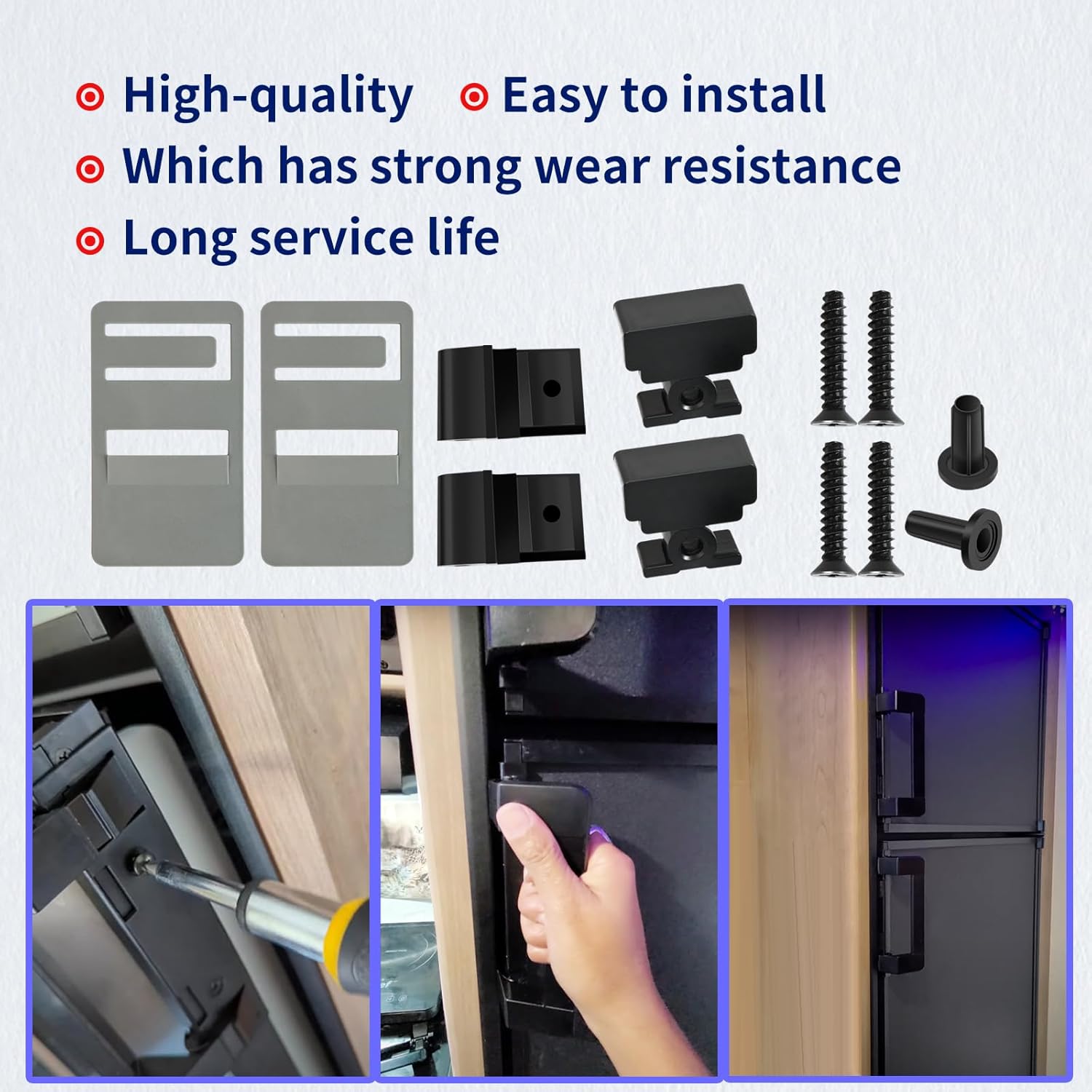 3316885.900 RV Hinge Repair Kit Compatible with Dometic,RV Refrigerator Replacement Parts Fit for DM2672 - DM2872 DM2882 DM2682 - Image 6