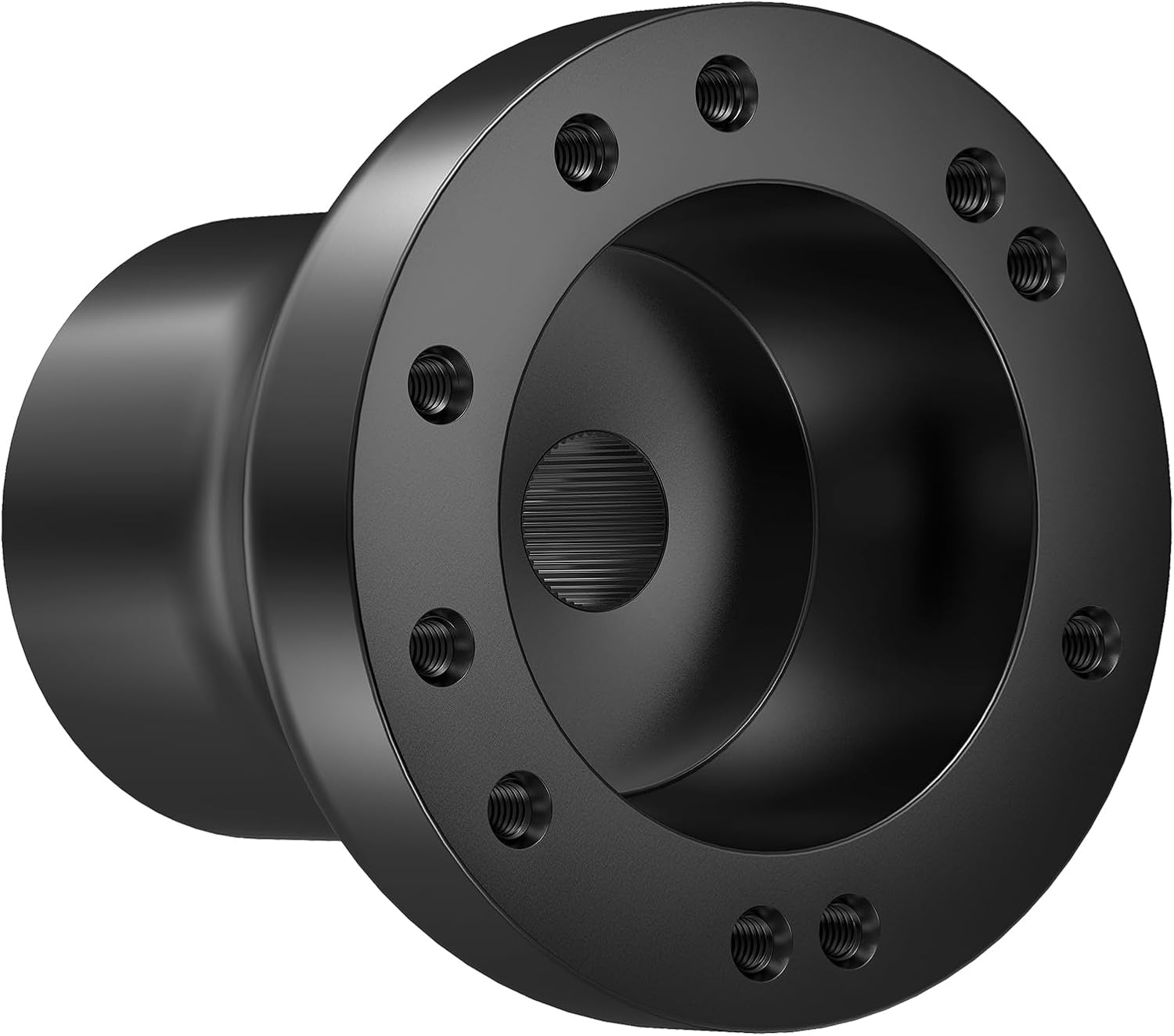 Golf Cart Steering Wheel Adapter, EZGO Adapter for TXT and RXV Models-Black - - Image 1