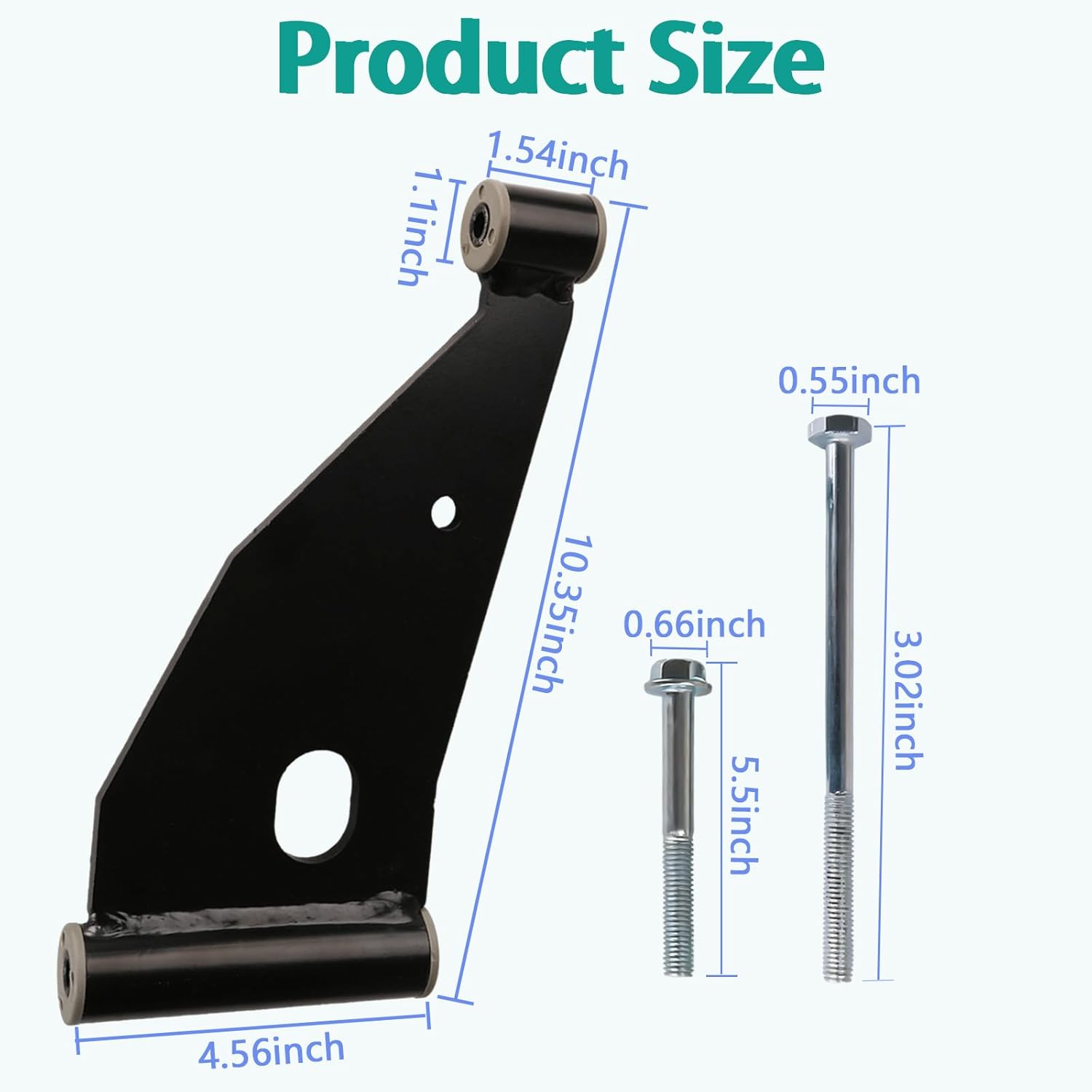 Control Arm Delta A-Plate for 2004+ Club Car Precedent & 2018-up Tempo Golf Carts 102287301/103388501 (Control A-Arm Kit) - - Image 4