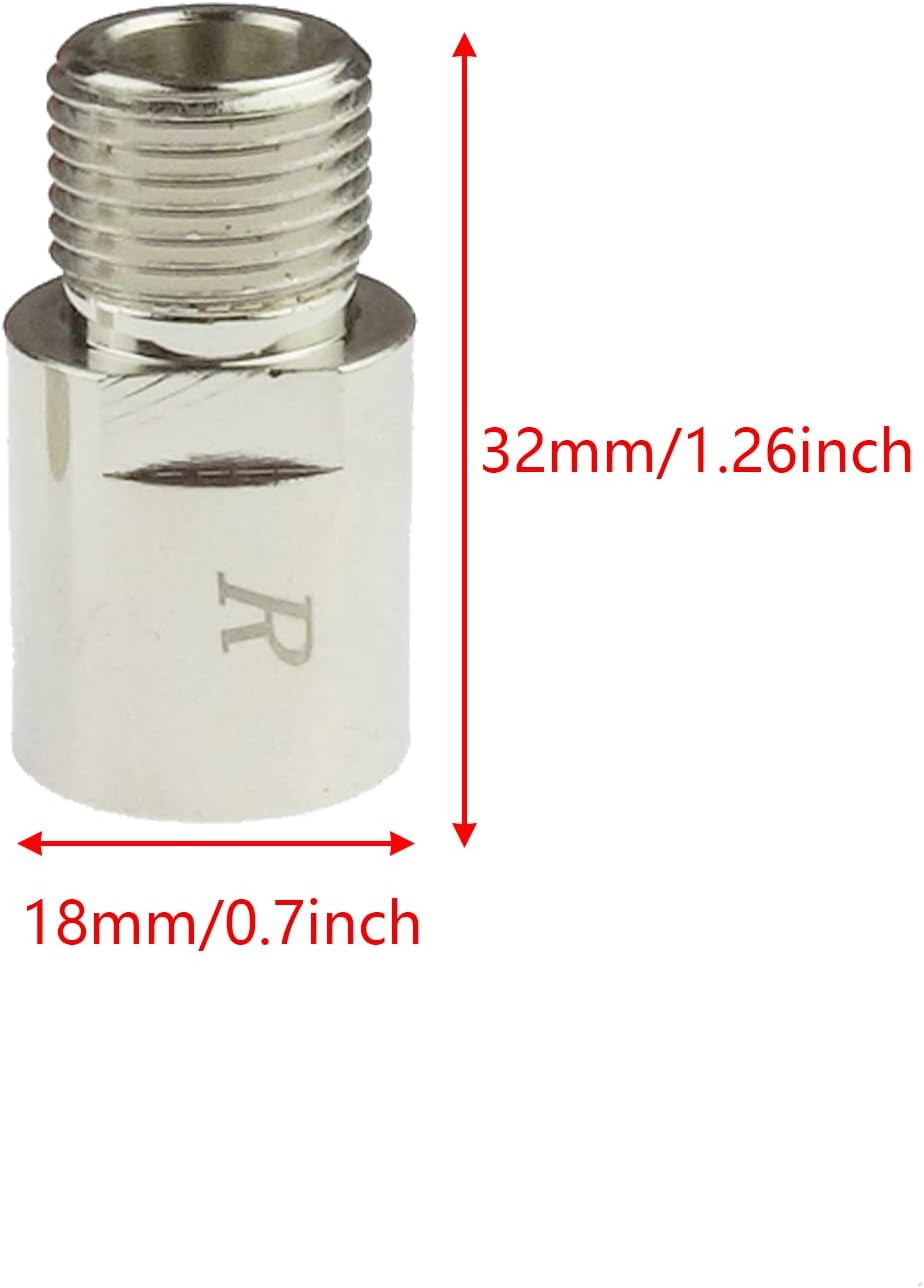 Bike Pedal Extenders, Fit 9/16 inch Spindle Pedals Bike, Extend by 20mm/0.79inch - Image 2