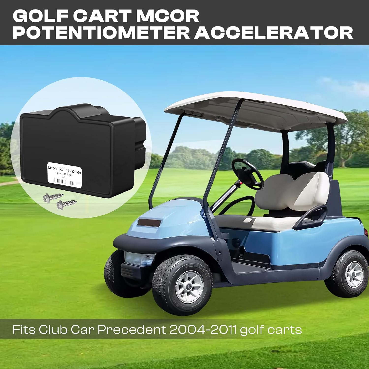 MCOR Motor Controller for 2004-2011 Golf Cart, Club Car Precedent Potentiometer Accelerator, Replace 103327901 - - Image 8