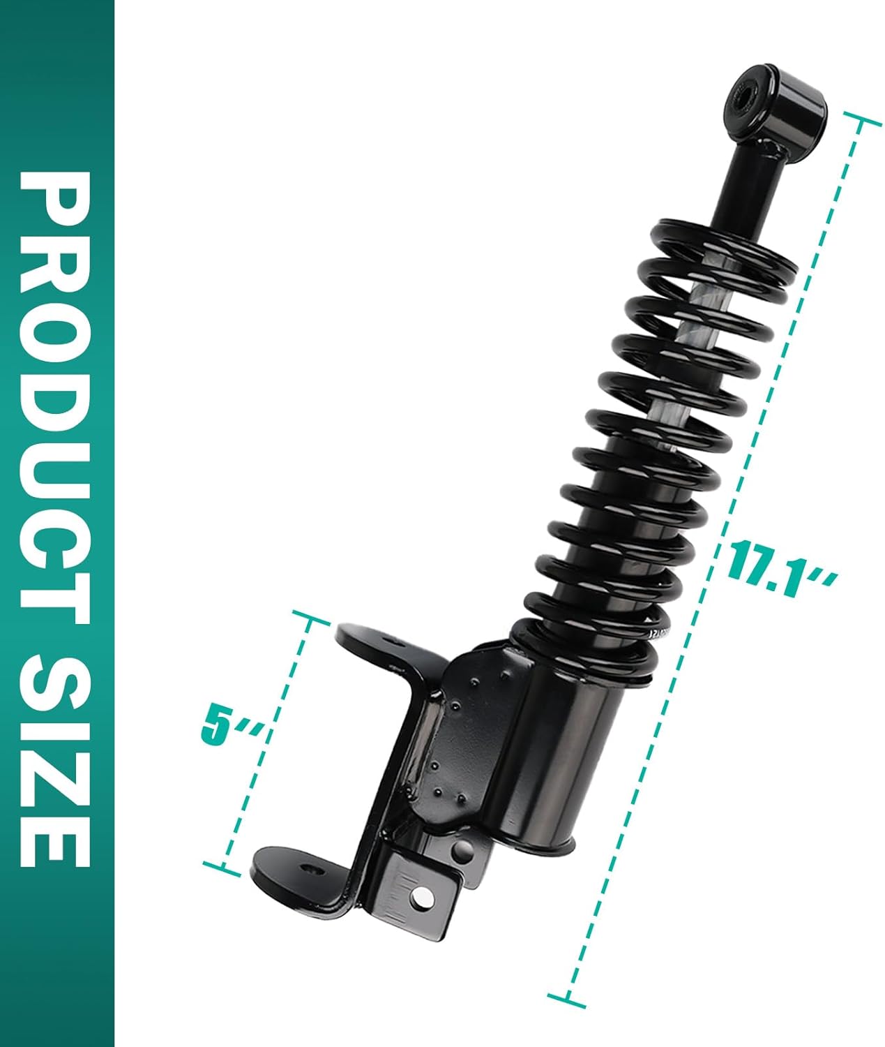 Golf Cart Front Shock Strut Assembly, EZGO Driver Side and Passenger Shocks Fits for RXV 2008-Up Carts, OEM 603024, 601246 - - Image 5