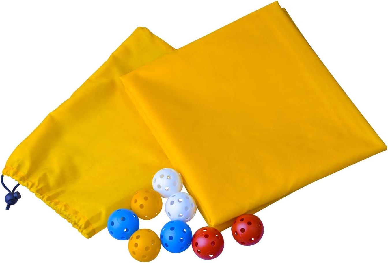 Hole Tarp Team Building Exercise Activities Games Teamwork Group Learning Fun Playing Yellow - 85''Lx57''W - Image 8