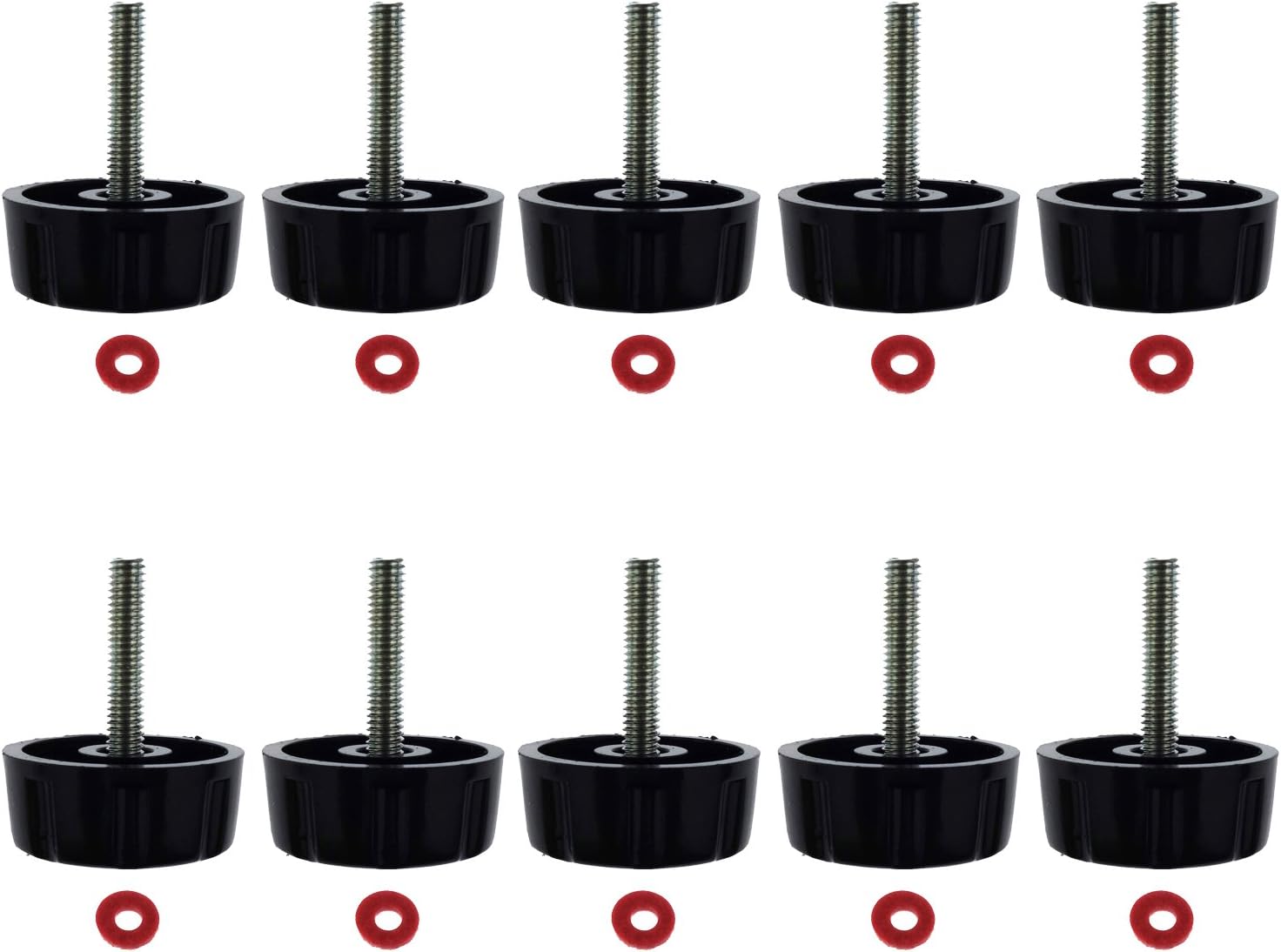 10 Pack Screws Nuts Caps for Fishing Spinning Reels Knob Power Handle Grip - Image 1