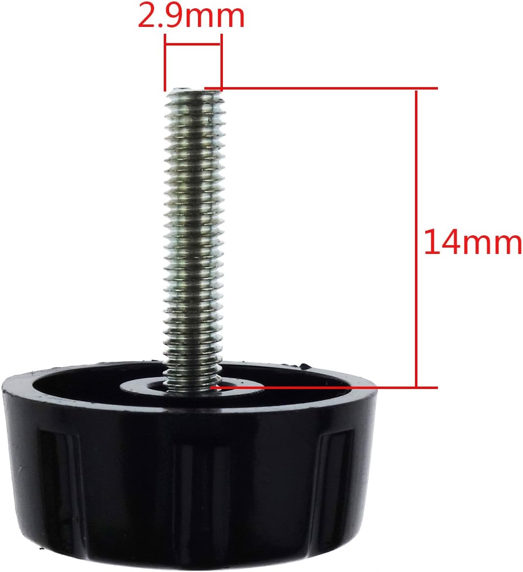 10 Pack Screws Nuts Caps for Fishing Spinning Reels Knob Power Handle Grip - Image 2