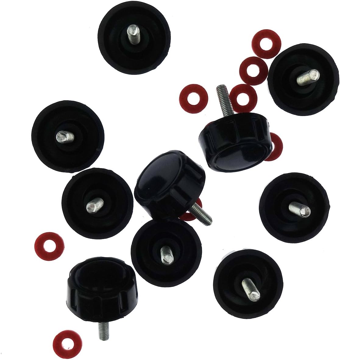 10 Pack Screws Nuts Caps for Fishing Spinning Reels Knob Power Handle Grip - Image 5