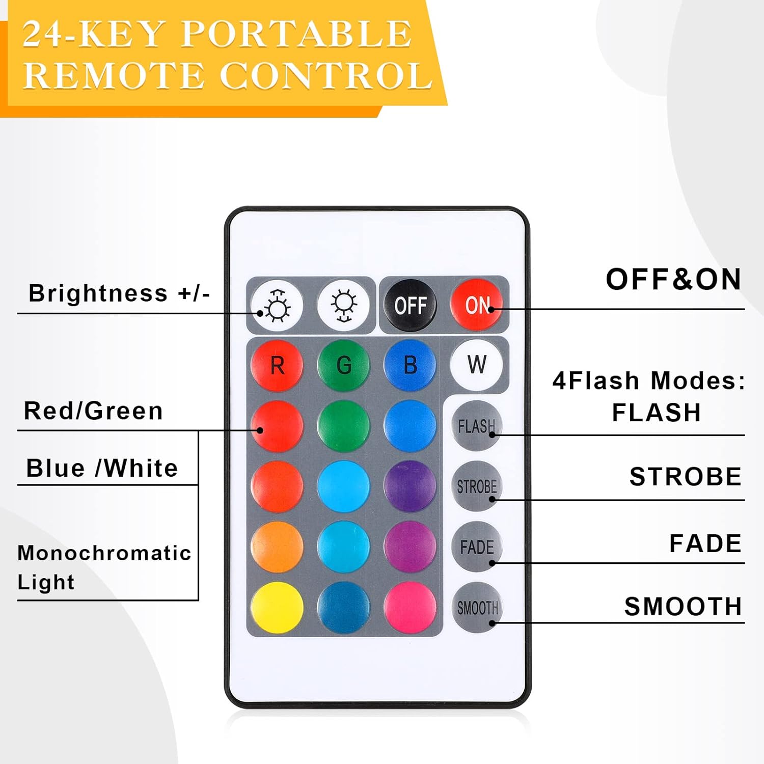 4 Pieces Wood LED Display Light Base Crystal Stand Remote Control Round 16 Lighting Modes Wooden Lighted Holder Colorful Pedestal for Glass Resin Ball(Black) black - - Image 5