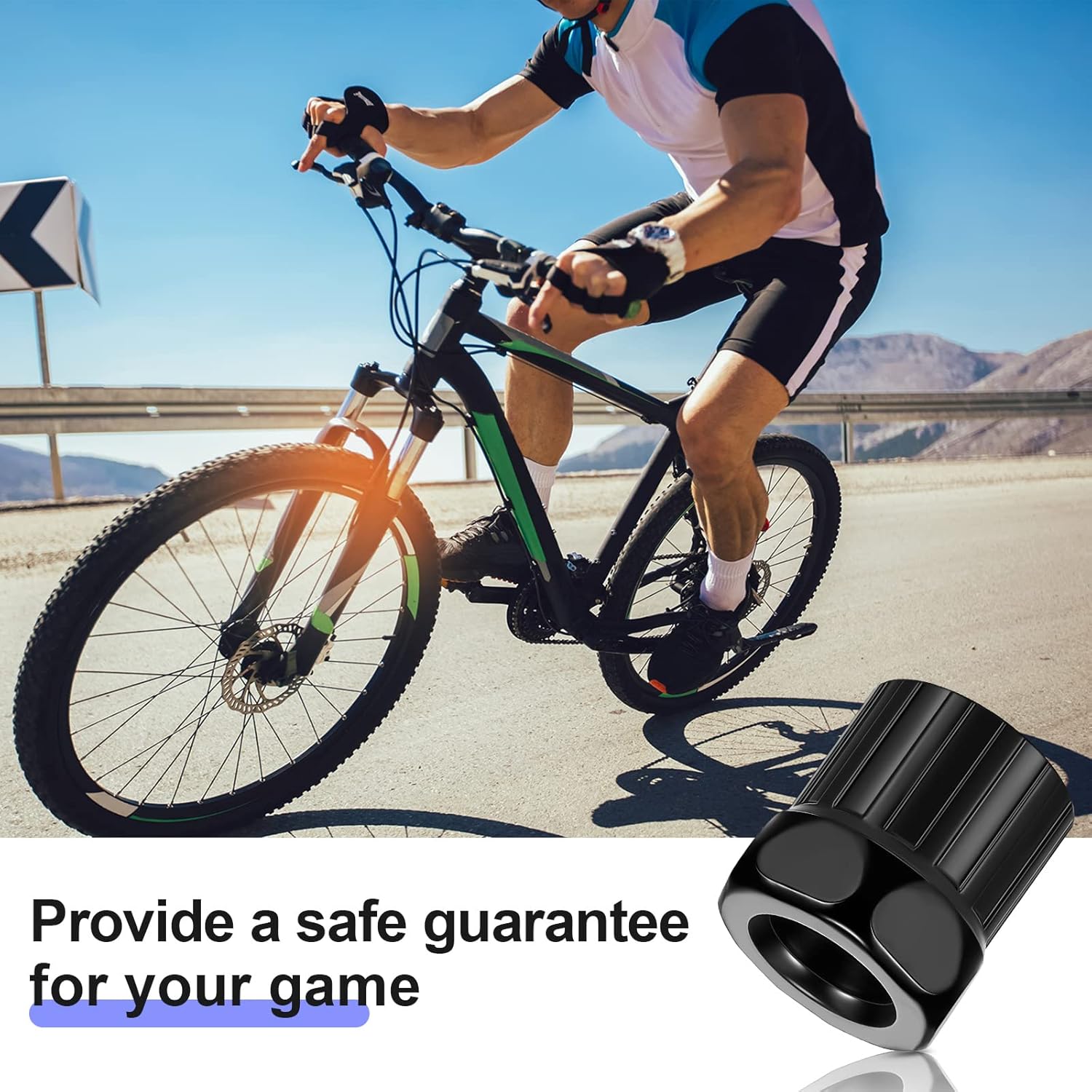 6 Pcs Bike Freewheel Remover Mountain Cassette Removal Tool Black Lockring for Repairing - - Image 5