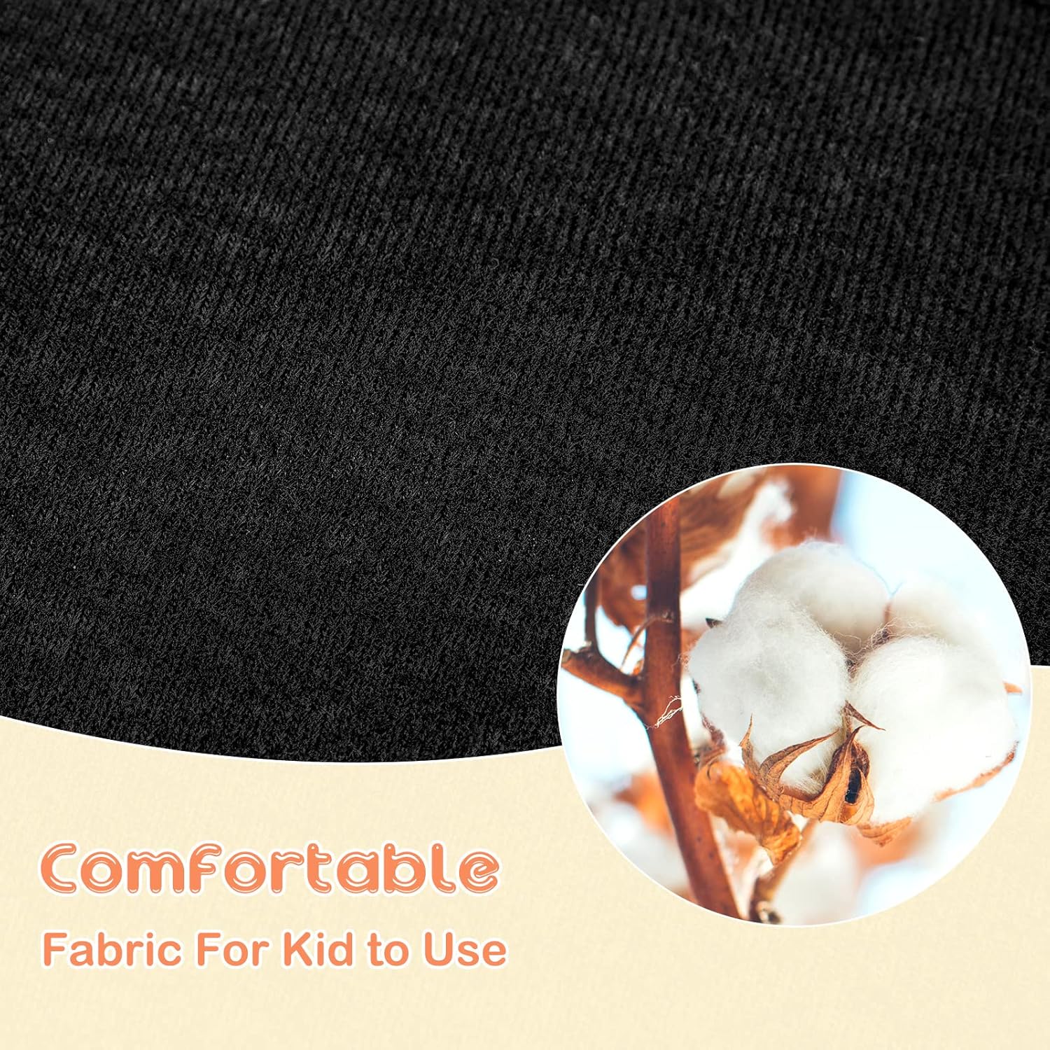 6 Pieces Car Seat Strap Pads Covers for Baby Kids, Carseat Shoulder Pads, Soft Belt Cover Infant Stroller Safety Cushion Boy and Girl, 2.4 x 5.7 Inches(Black) Black - - Image 3