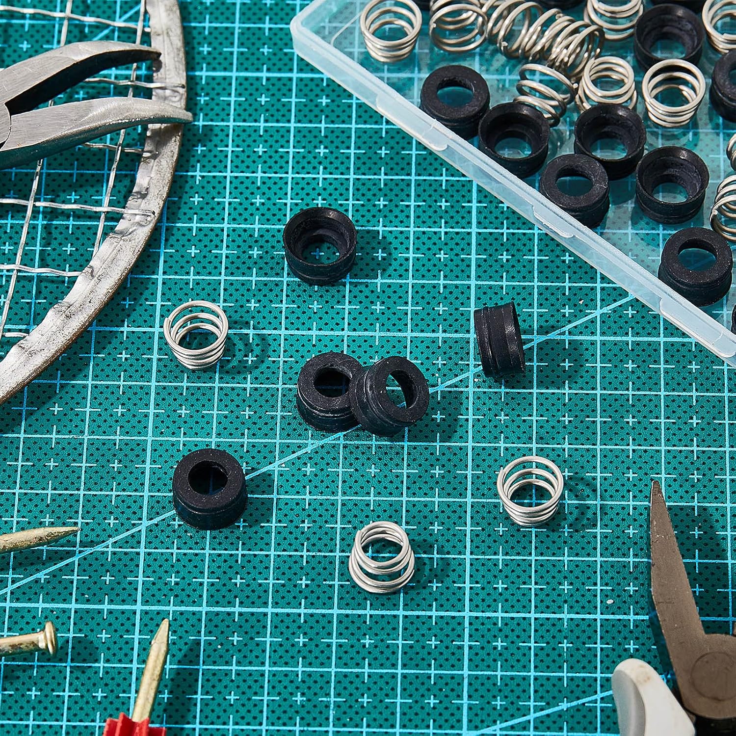 36 Pairs RP4993 Replacement Seats and Springs Faucet Repair Kit Rp4993 Compatible with Rod Replacement, Black - - Image 7