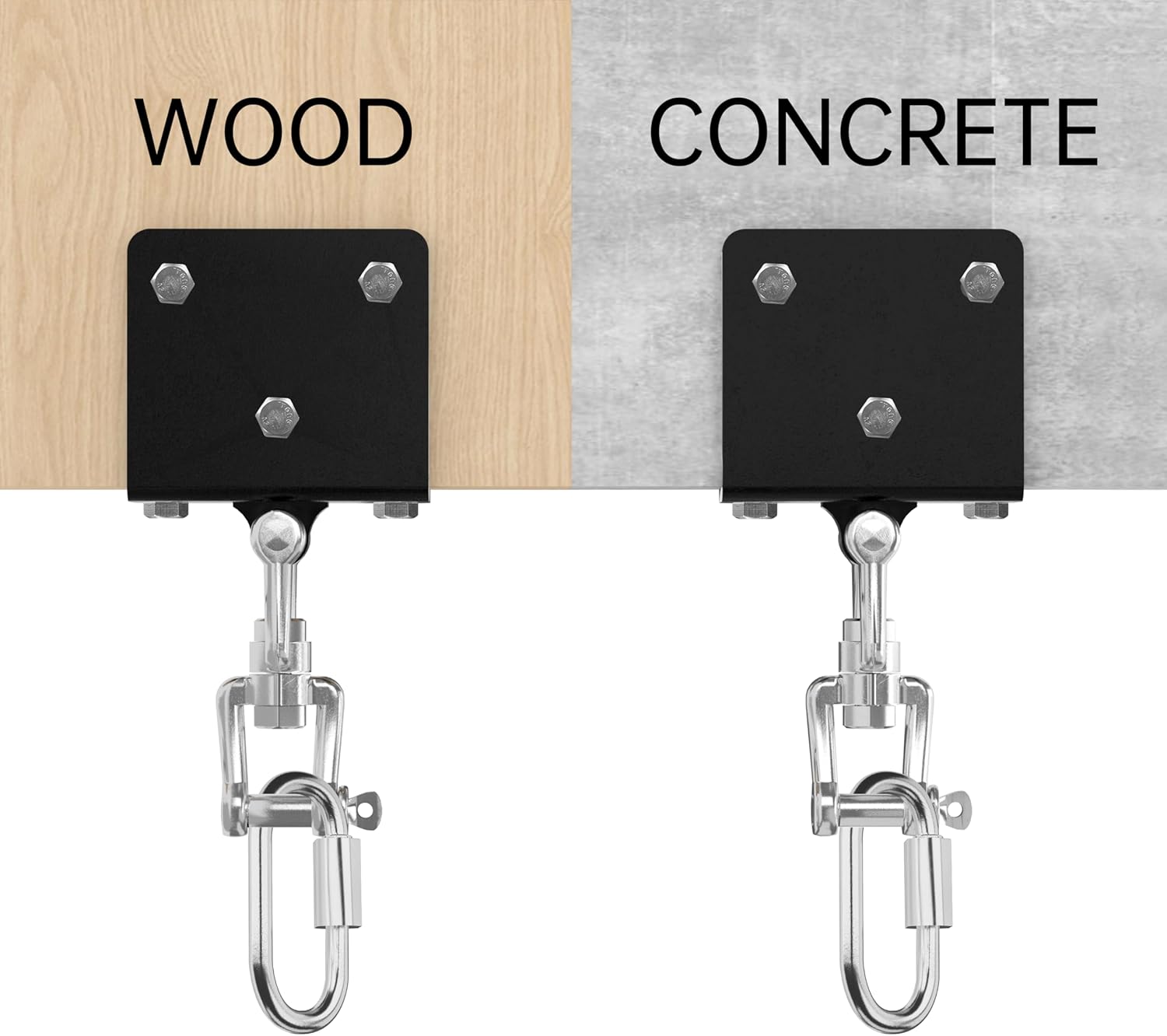 Heavy Bag Hanger for Beam Mount 360° Rotation Boxing Ceiling I-Beam Punching Hooks Fit Hanging Bags and Swings (700 LB Capacity) - - Image 4