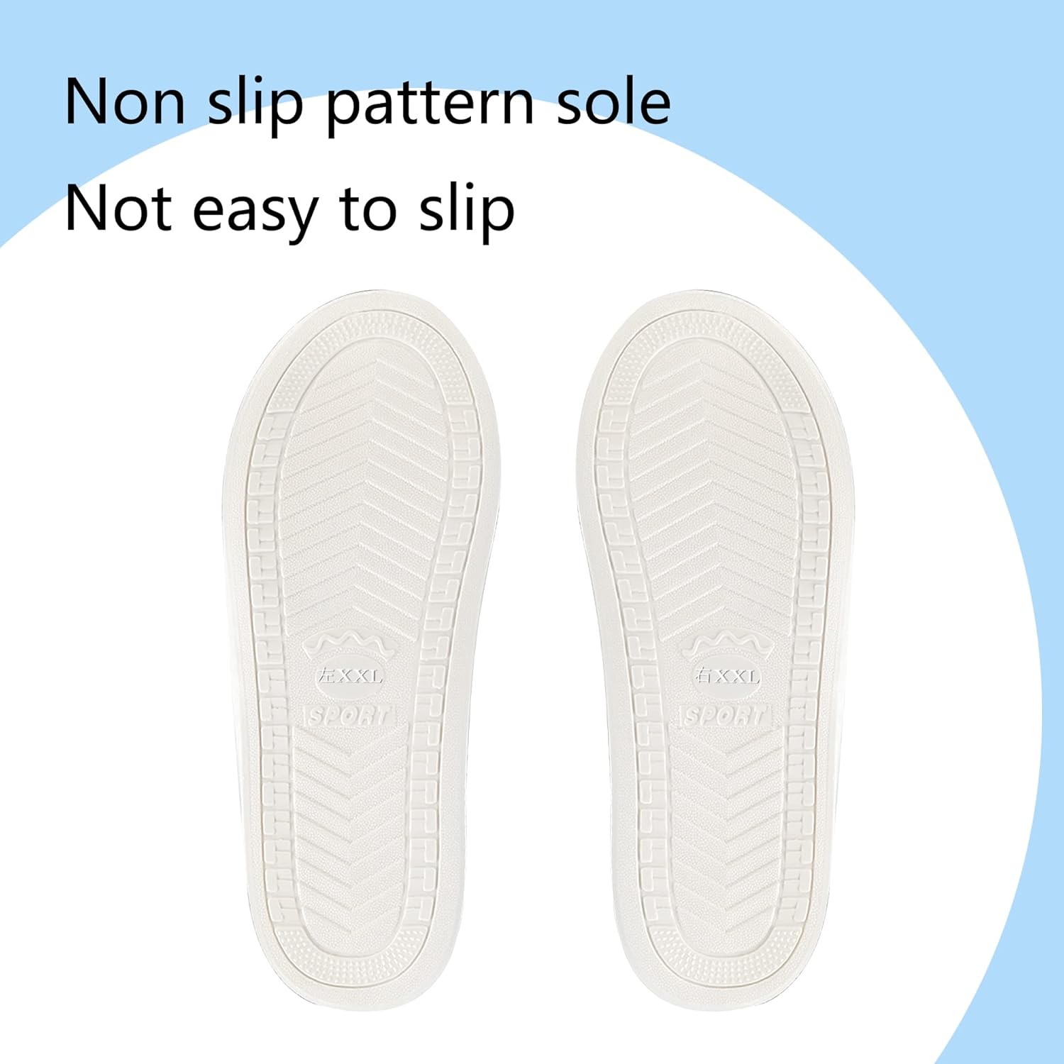 Rain Boot Waterproof Shoes Covers, Sand Control Non-Slip Shoe Cover Galoshes, PVC Rubber Sole Reusable Snow Boots Overshoes for Cycling Outdoor Camping Fishing Garden Travel (XXL, Transparent) - Image 6