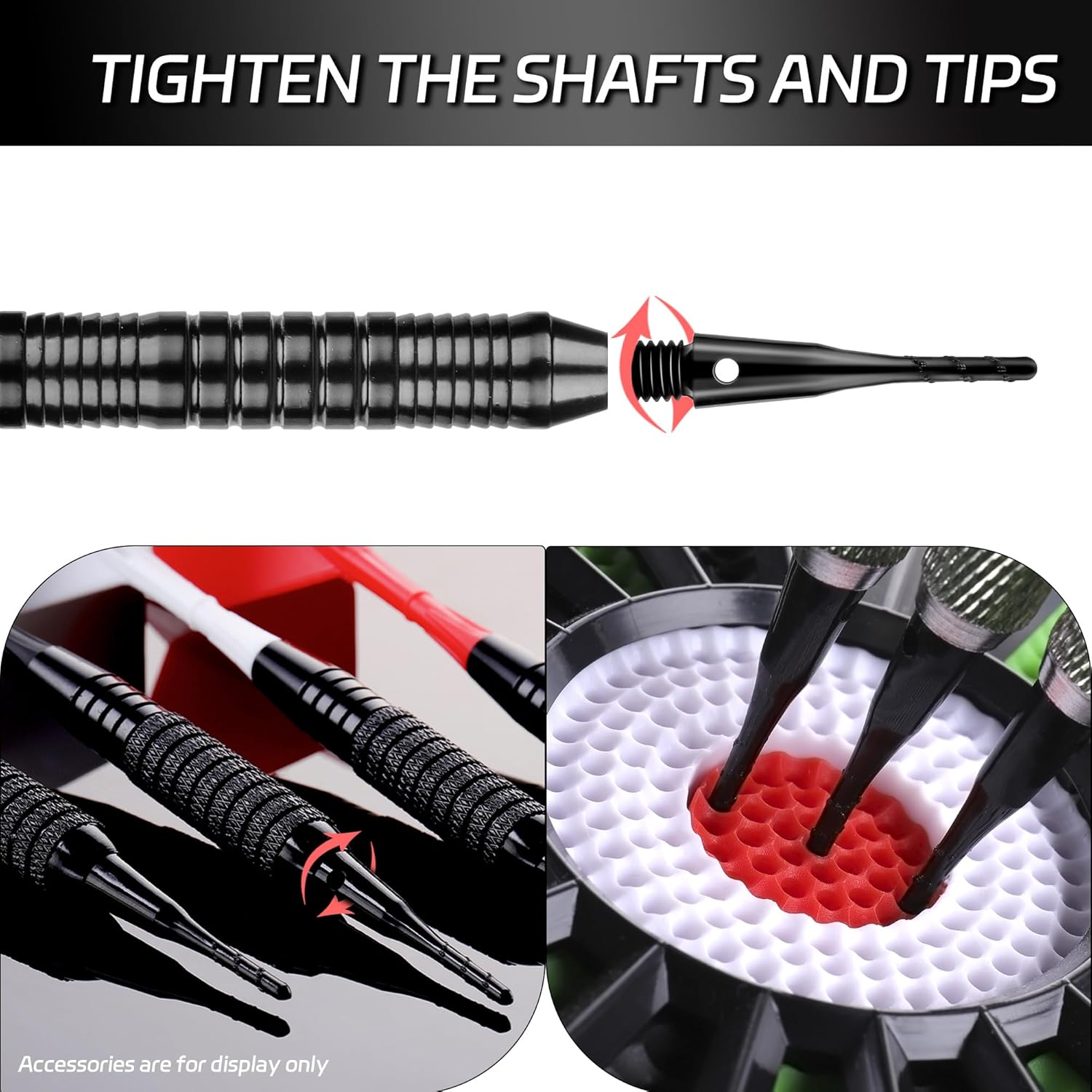 Darts Soft Tip,2BA Thread Tip Dart Point 200 Pack, Plastic Points, Sets, Accessory - - Image 6