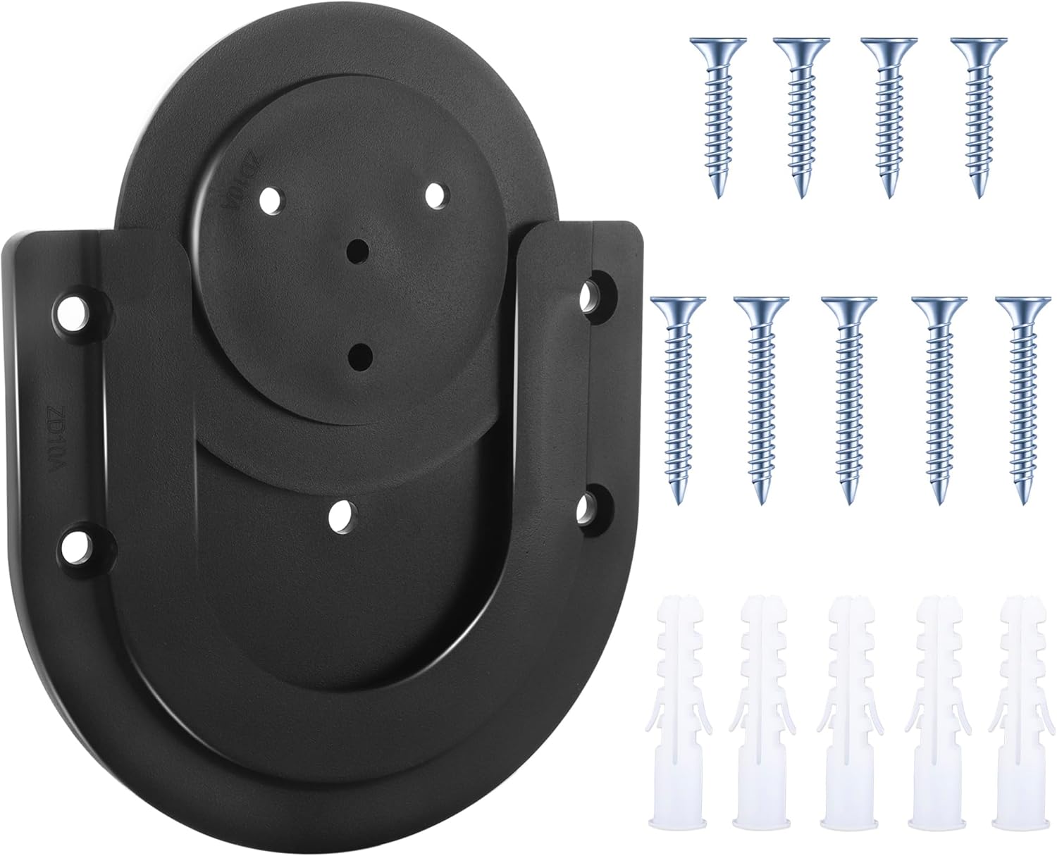Dartboard Mounting Bracket,Dartboard Bracket Hanging Dartboards Professional,Black Black O Shaped - Image 1