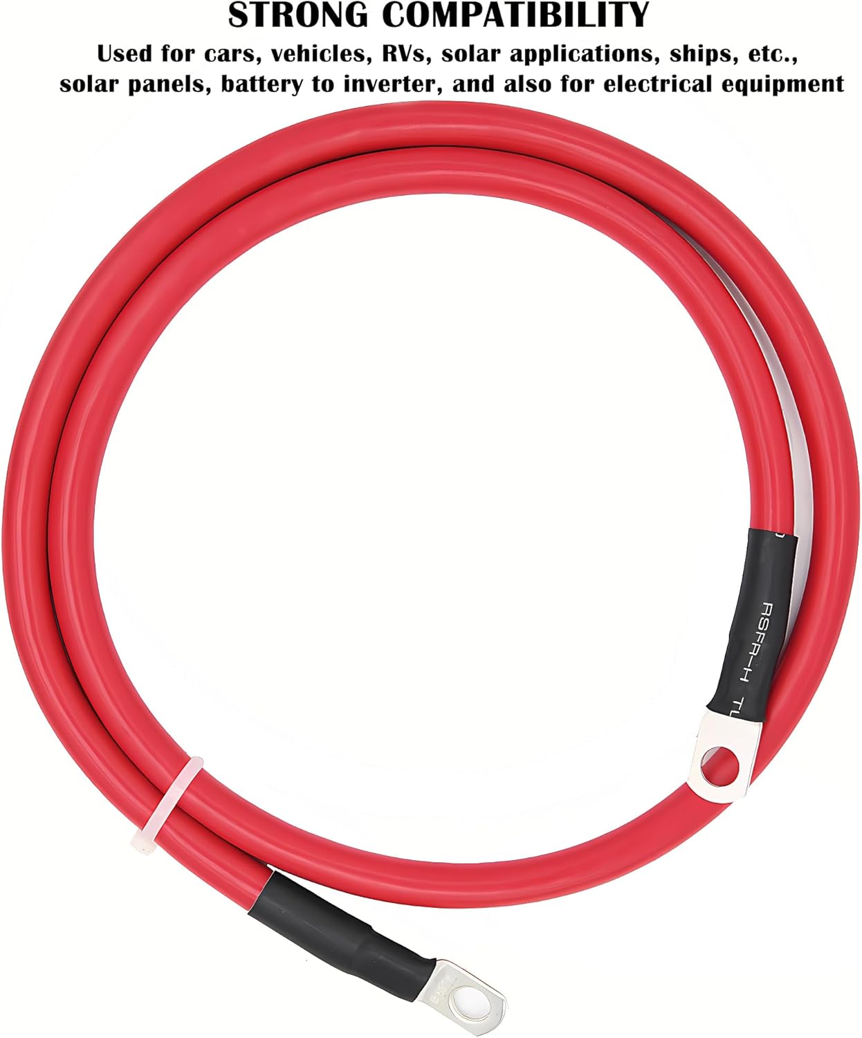 4 AWG Battery Cable,3FT Cables,With 5/16