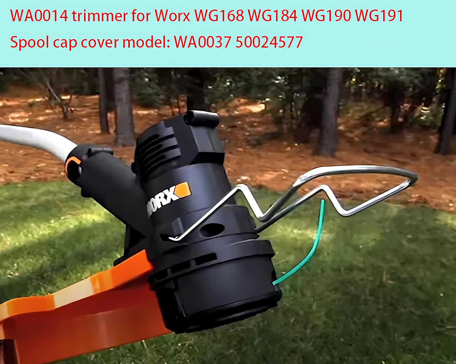 WA0014 Trimmer Line Replacement, for Worx WG168 WG184 WG190 WG191 Weed Eater String Edger - 20 ft 0.080