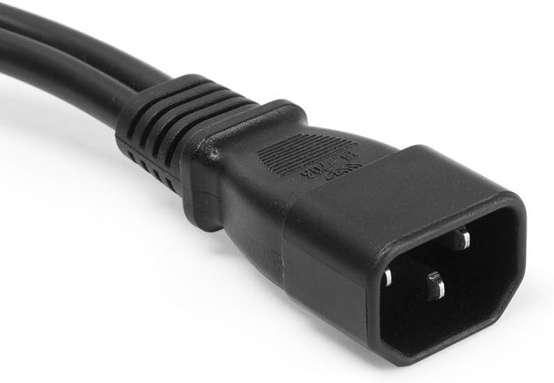 2Pack UPS Server Y Splitter C14 to 2 x C13 Power Adapter Cable Cord - Image 4