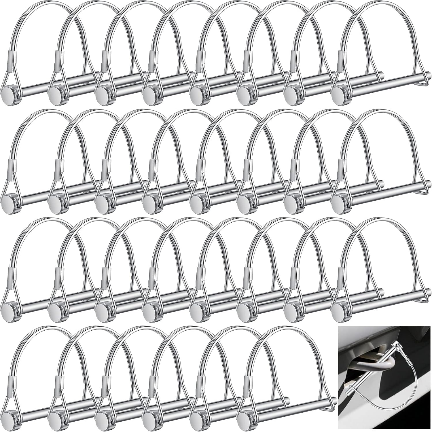 30 Pcs Trailer Hitch Pin Lock, 2-3/4