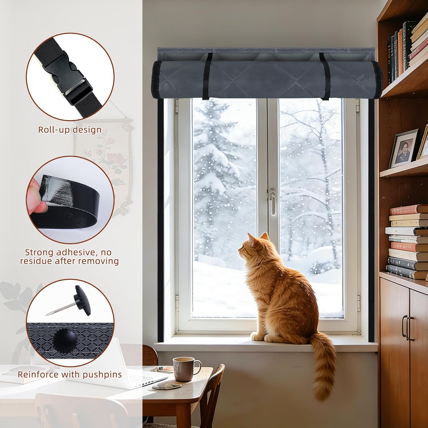 Window Insulation Kit for Winter, 3 Layer 26
