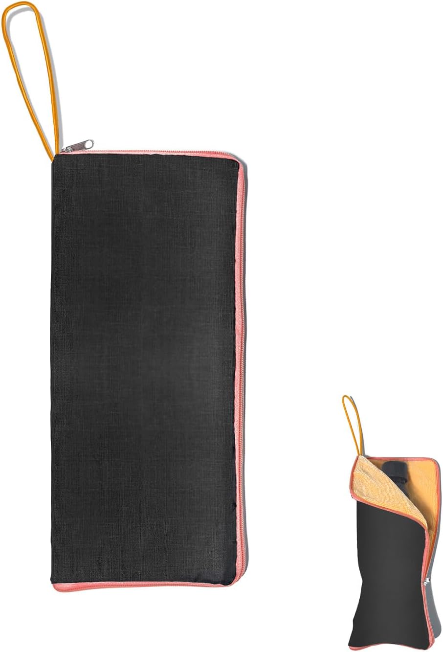 Waterproof Umbrella Storage Bag Multi-Functional Water-Absorbing Cover with Hanging Strap, Portable Wet Folding Sleeve for Car Travel Home Office Fits 9.8–11
